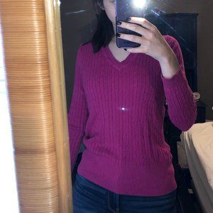 Tommy Hilfiger Magenta Sweater